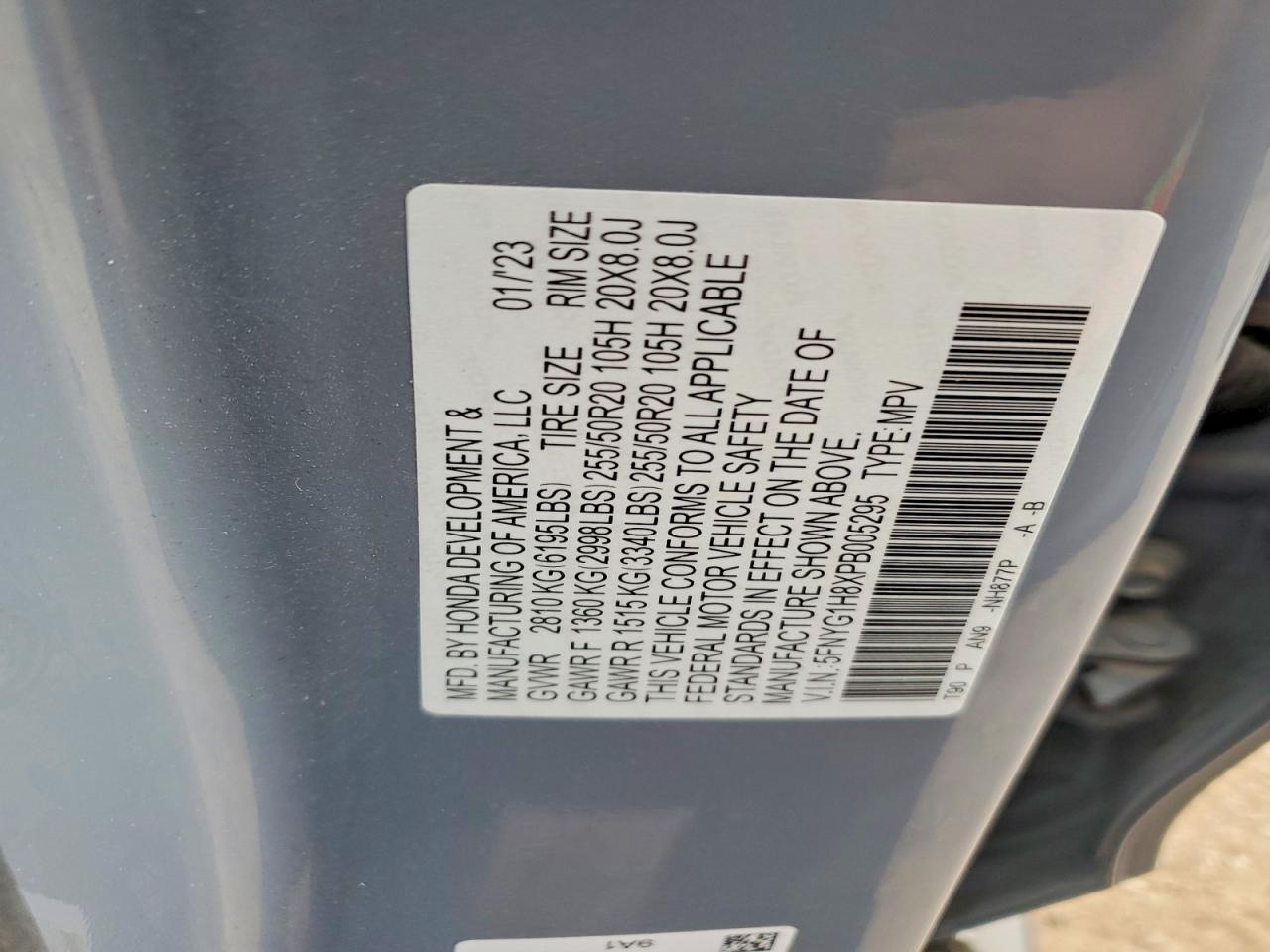 2023 HONDA PILOT