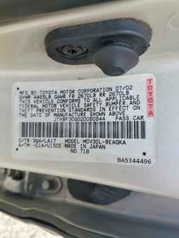 2002 LEXUS Es 300