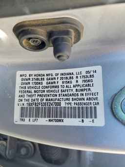 2014 HONDA CIVIC