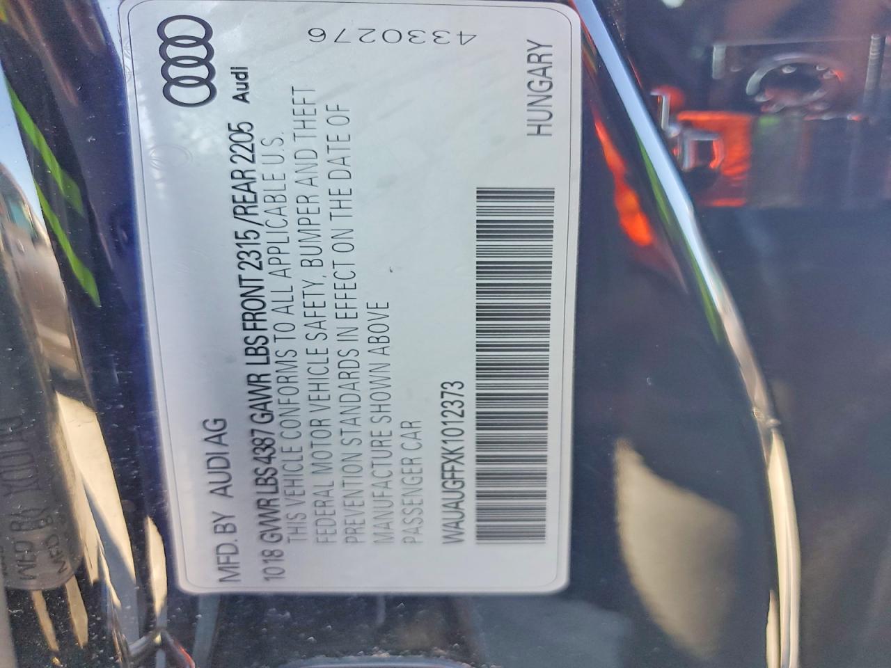 2019 AUDI A3