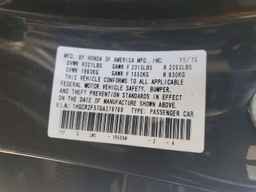 2016 HONDA ACCORD