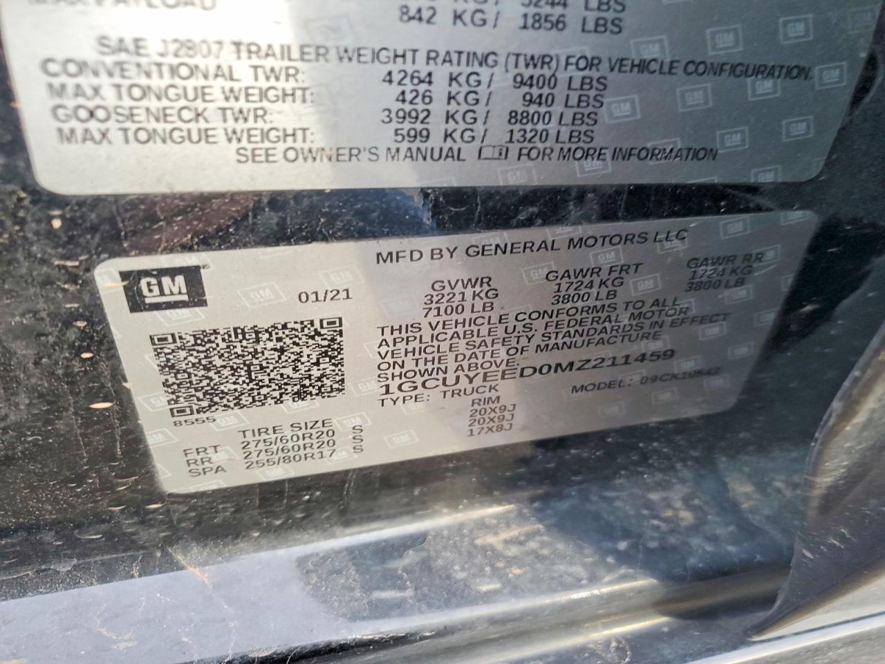 2021 CHEVROLET Silverado