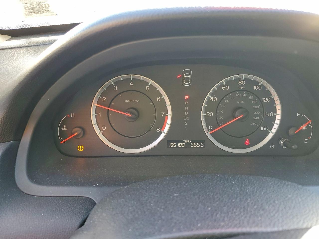 2012 HONDA ACCORD