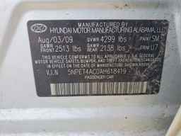 2010 HYUNDAI SONATA