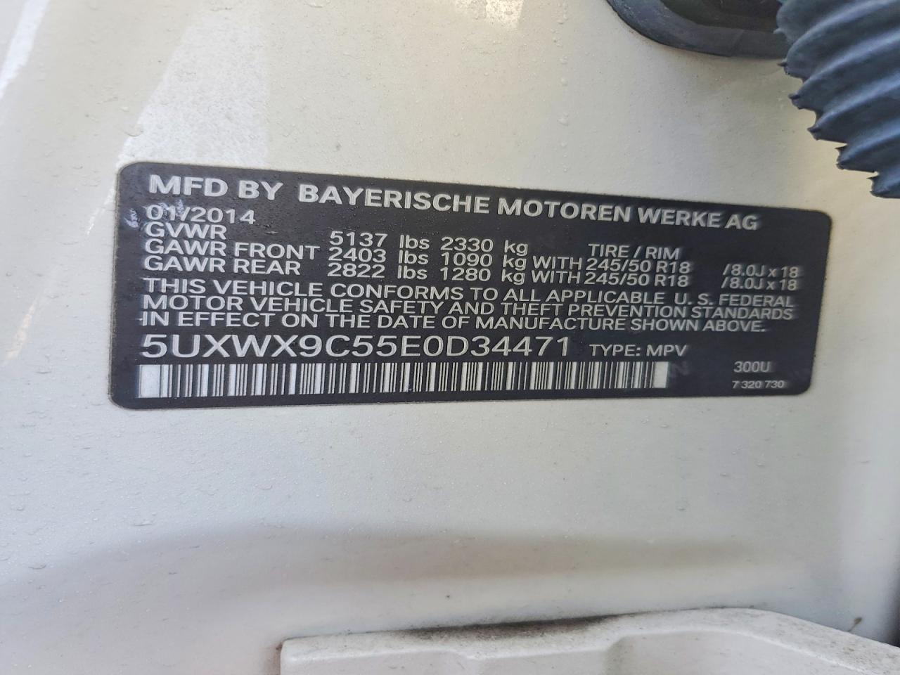 2014 BMW X3