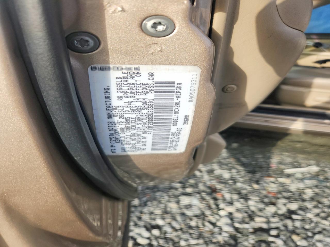 2002 TOYOTA Avalon