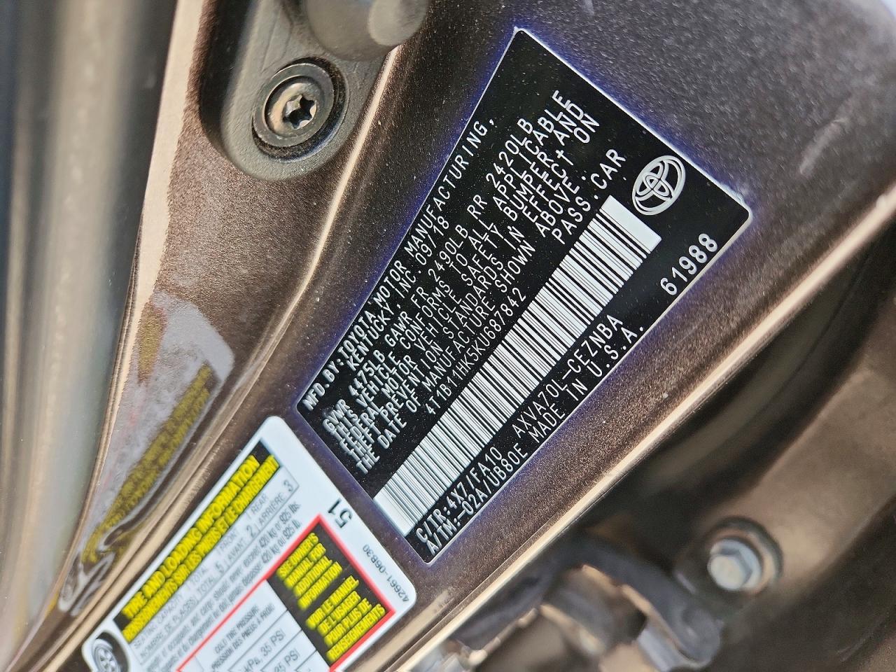 2019 TOYOTA CAMRY