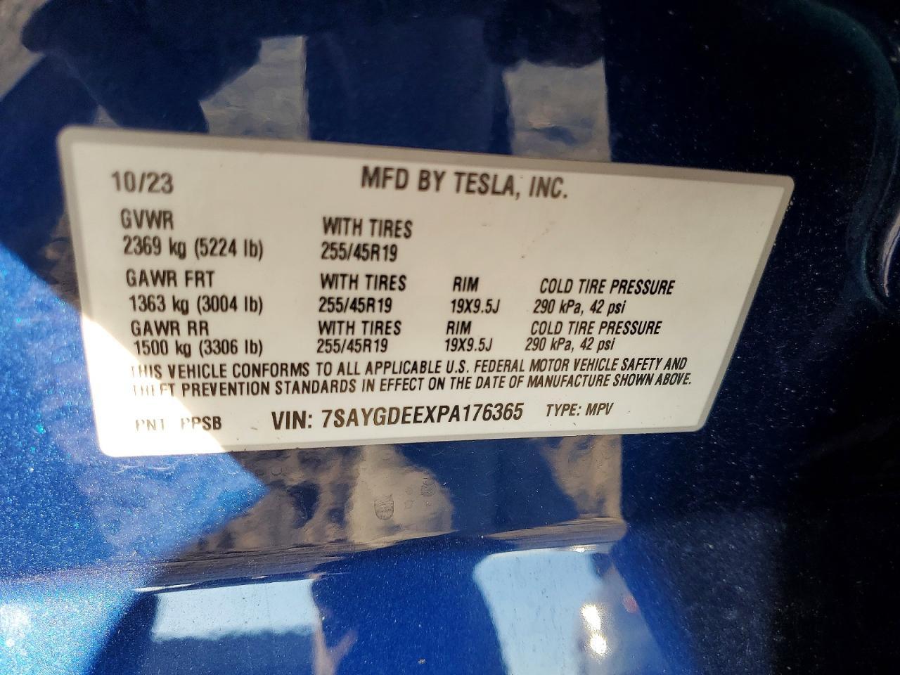 2023 TESLA MODEL Y