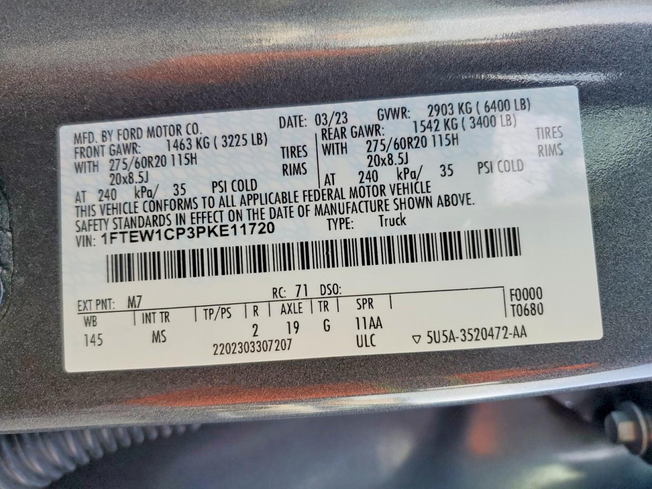 2023 FORD F-150
