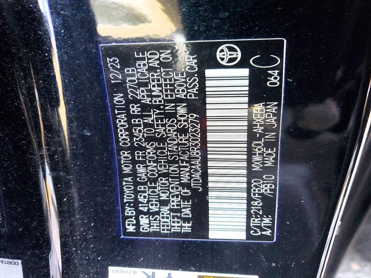 2024 TOYOTA PRIUS