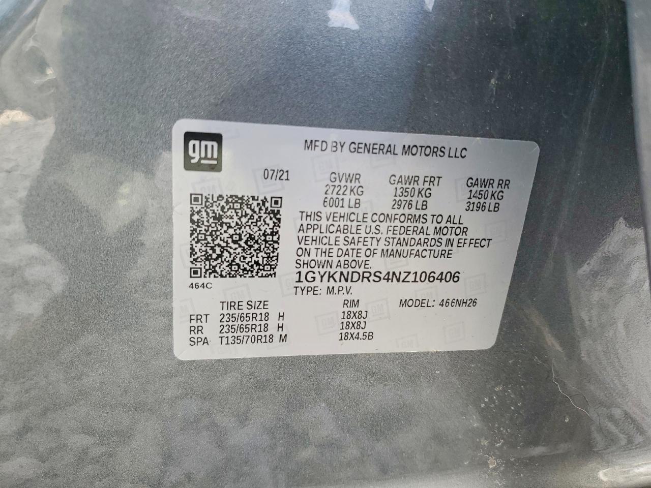 2022 CADILLAC XT5