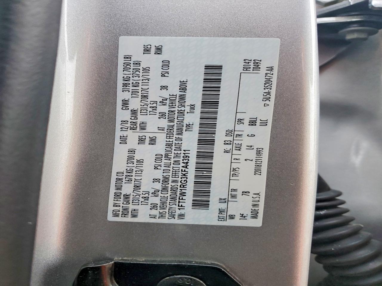 2019 FORD F-150 Lightning