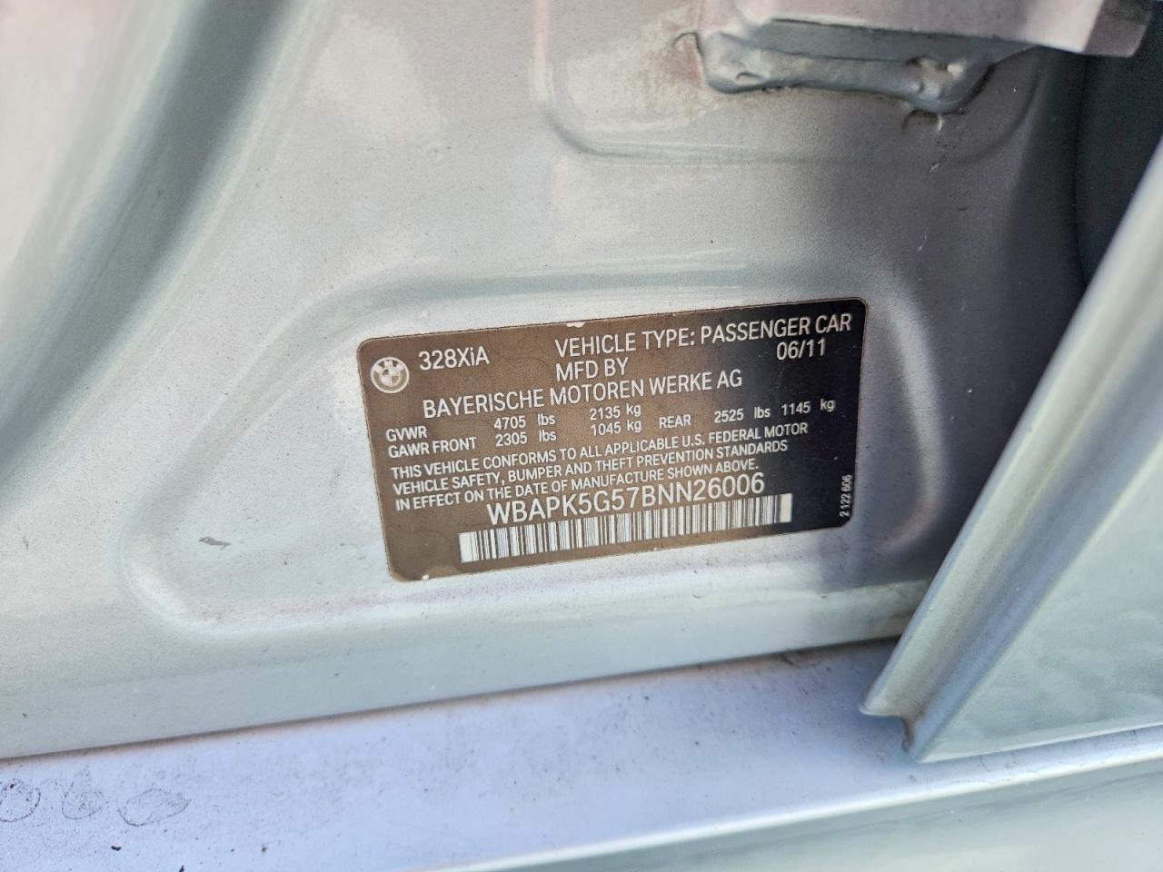 2011 BMW 3 SERIES