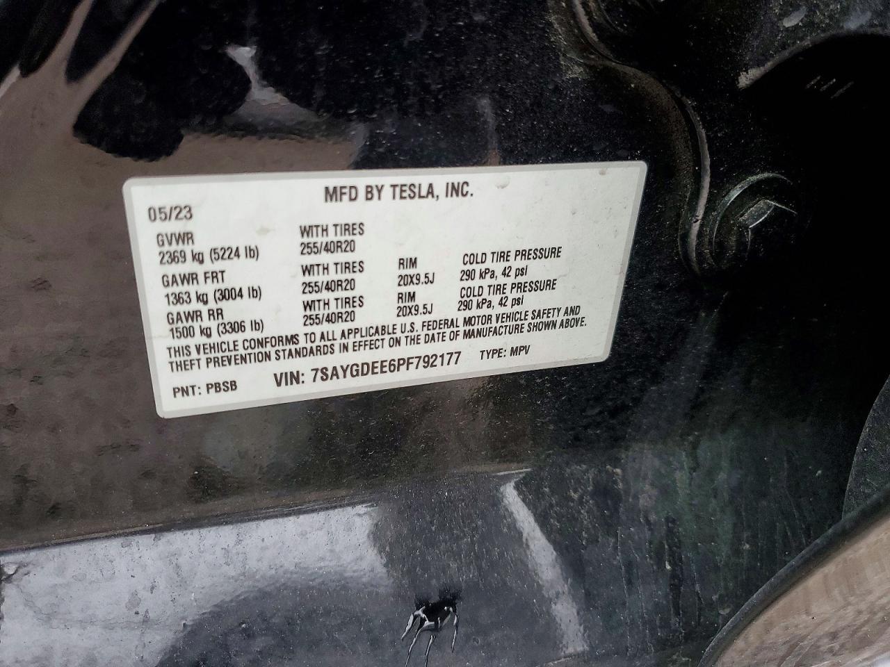 2023 TESLA MODEL Y