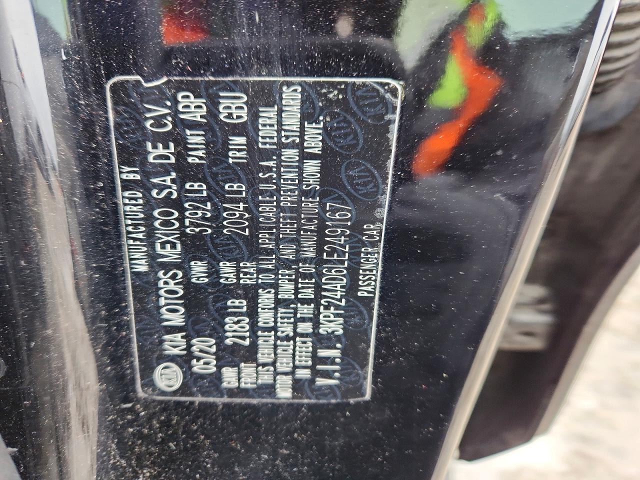 2020 KIA FORTE