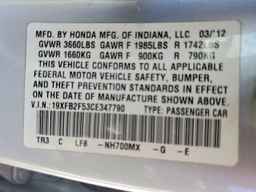 2012 HONDA CIVIC