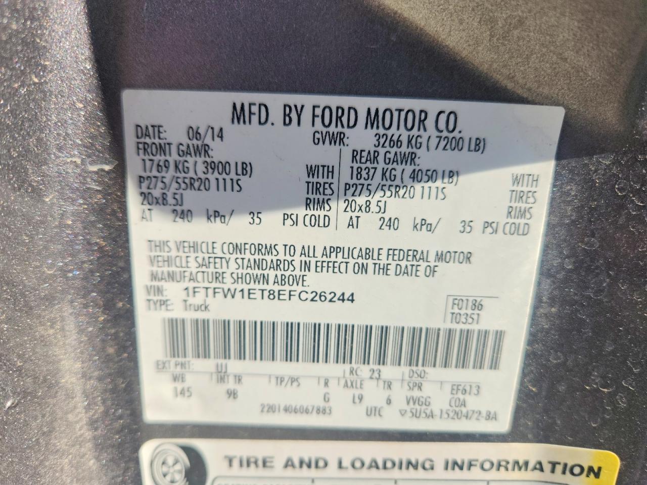 2014 FORD F-150