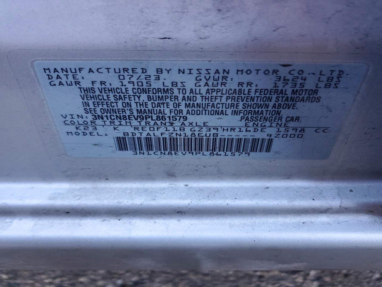 2023 NISSAN VERSA