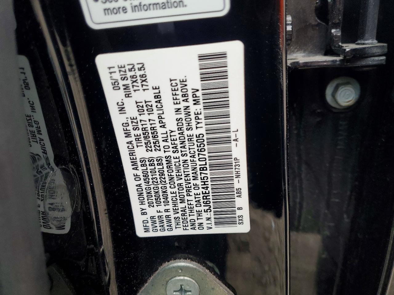 2011 HONDA CR-V