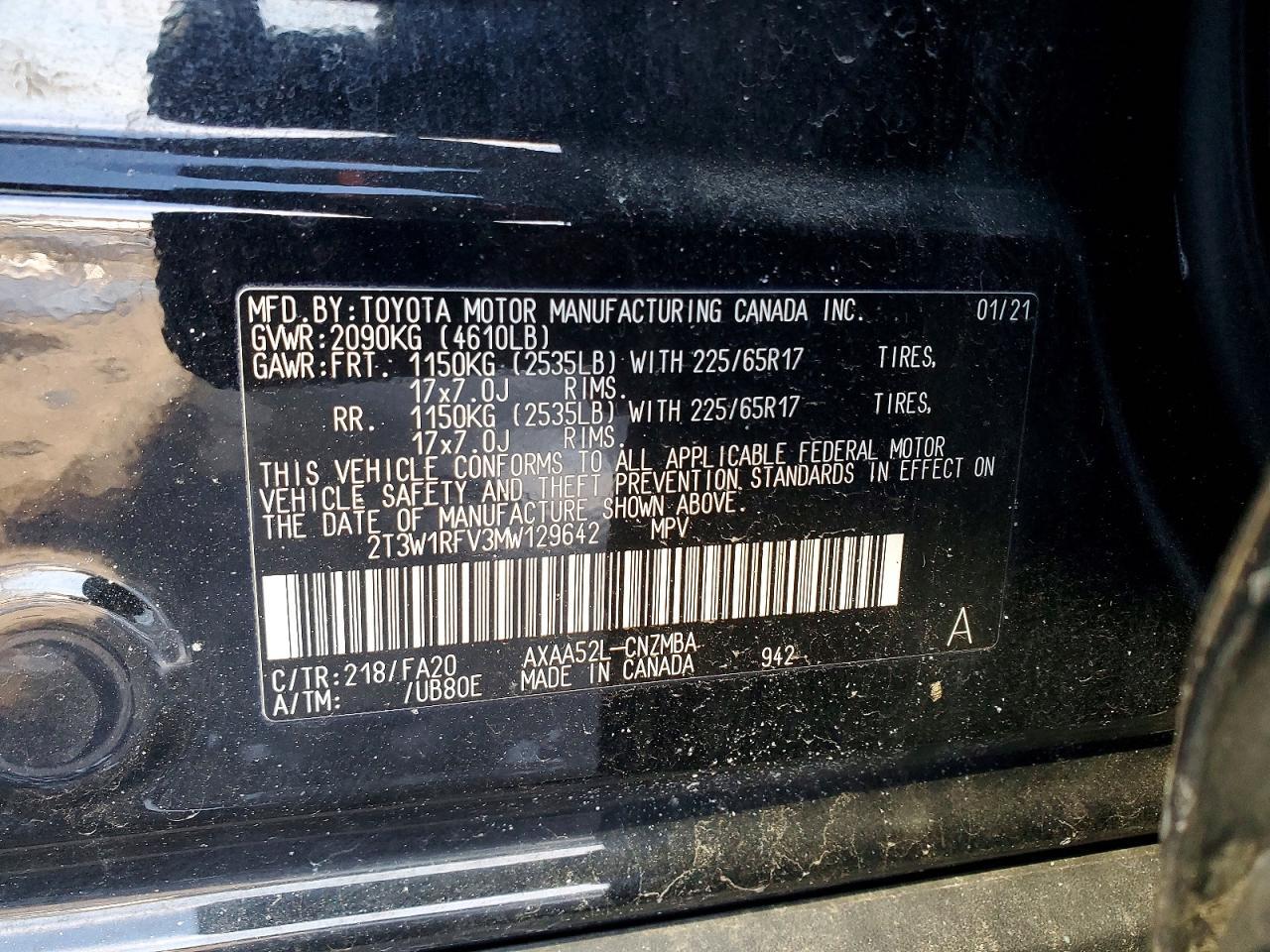 2021 TOYOTA RAV4