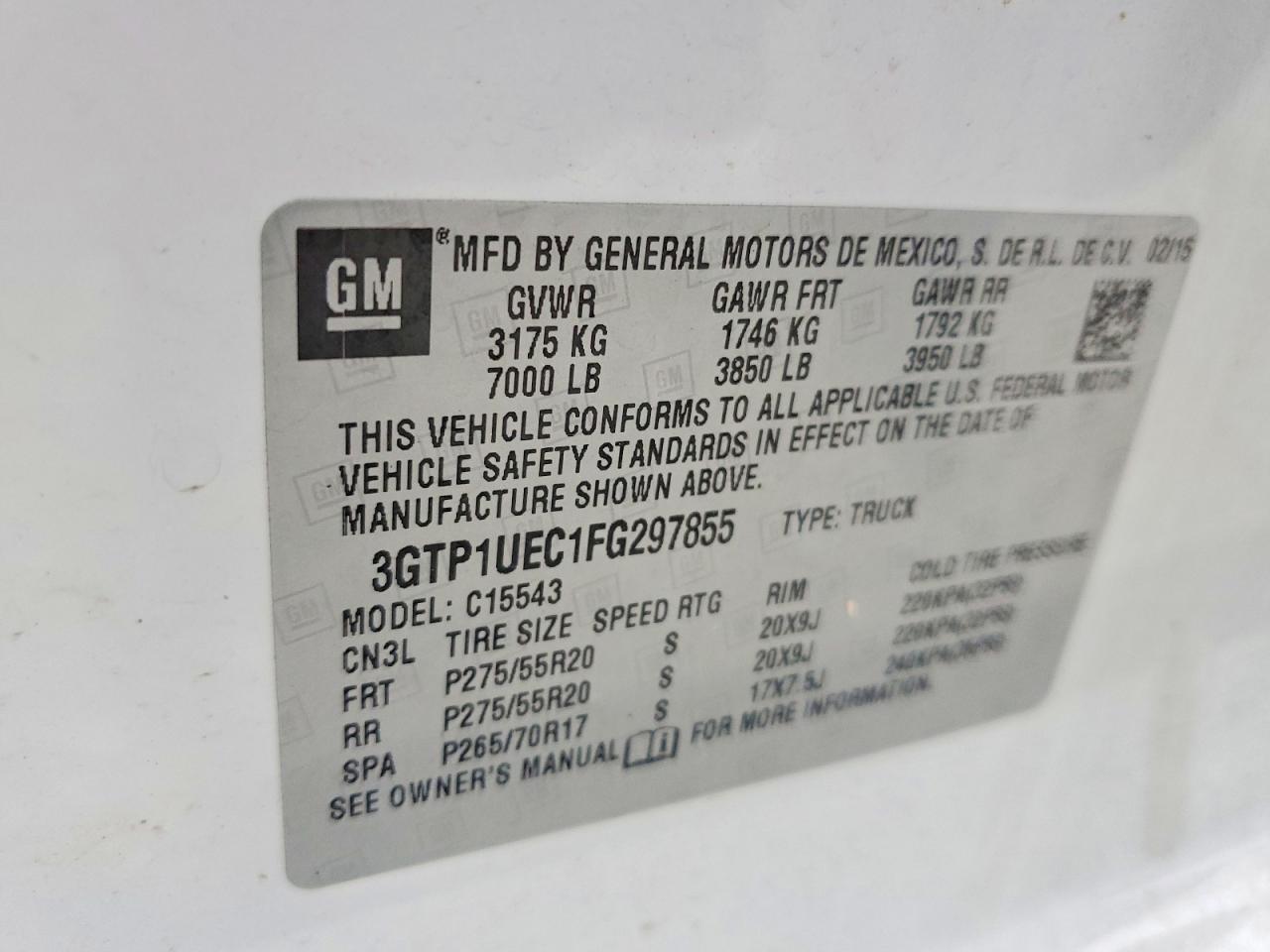 2015 GMC Sierra