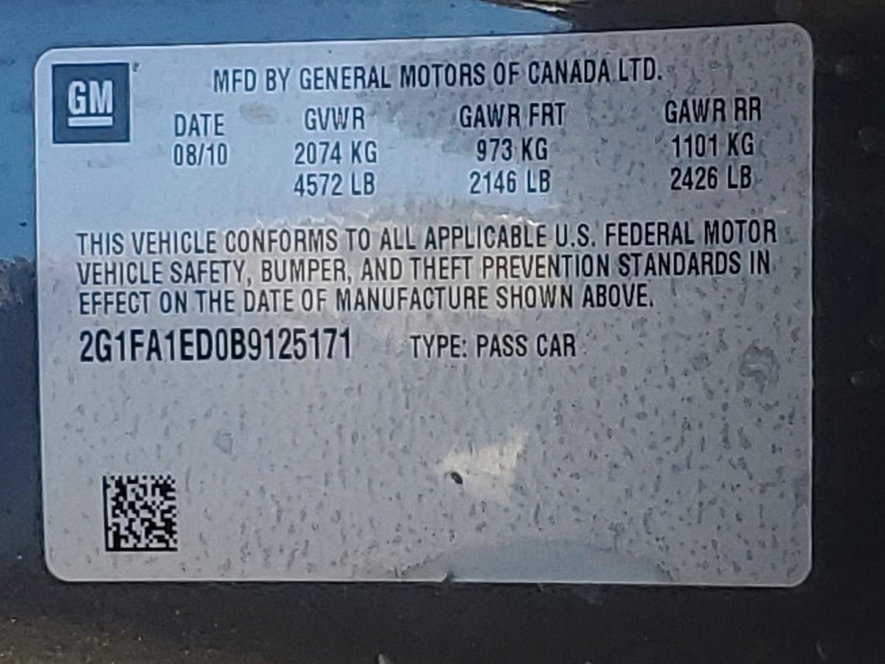 2011 CHEVROLET Camaro