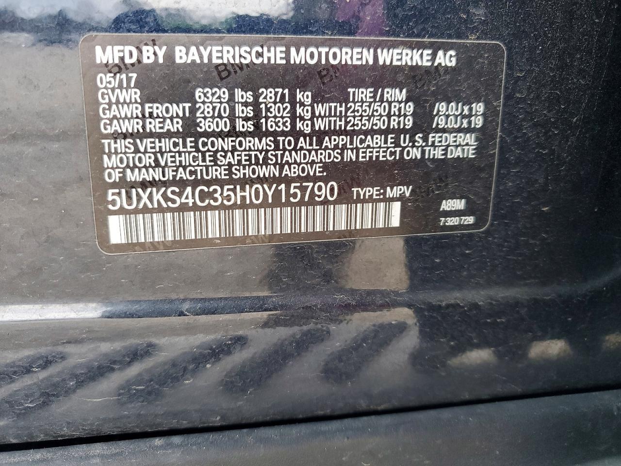 2017 BMW X5
