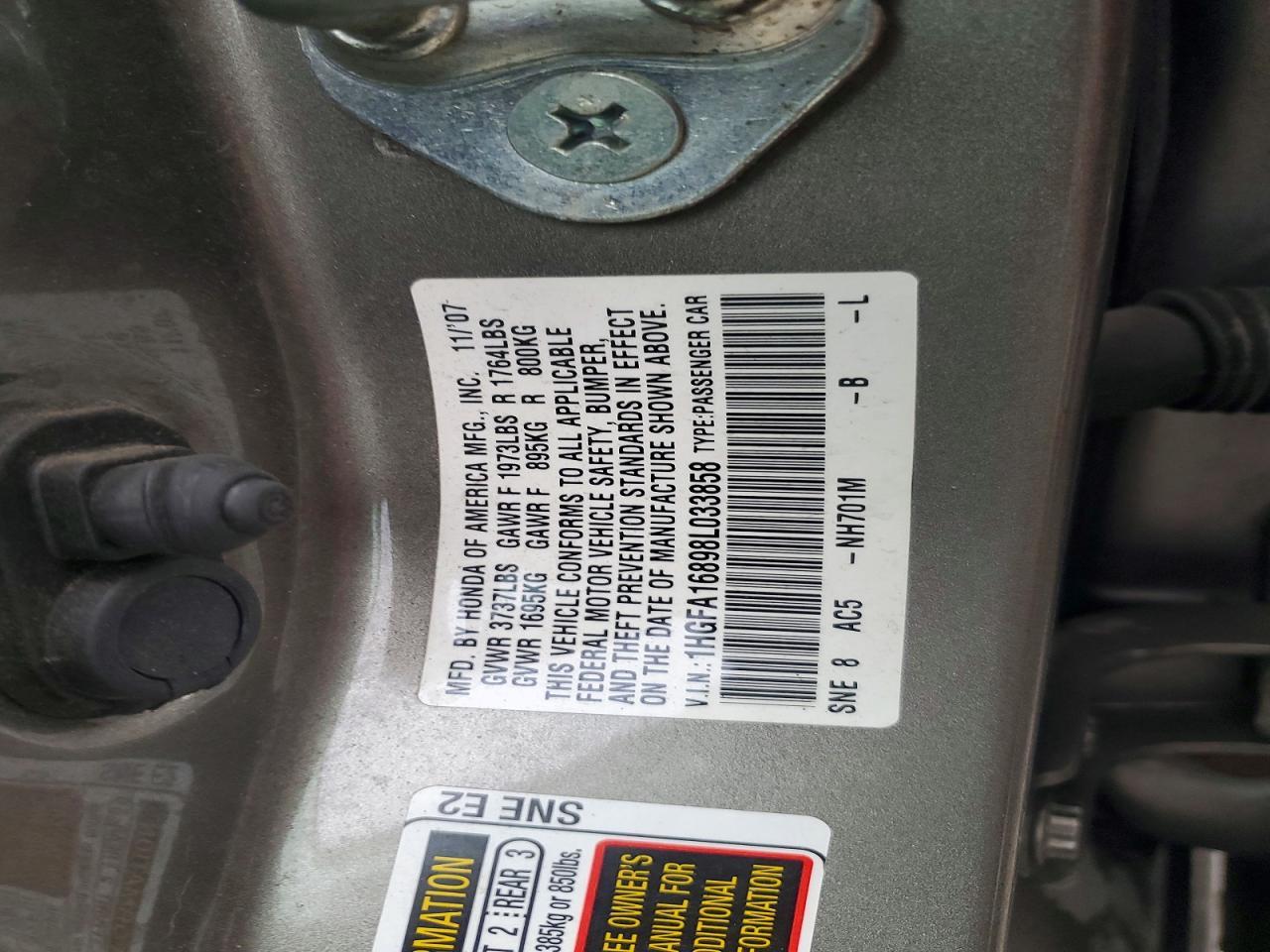 2008 HONDA CIVIC