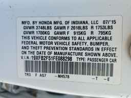 2015 HONDA CIVIC