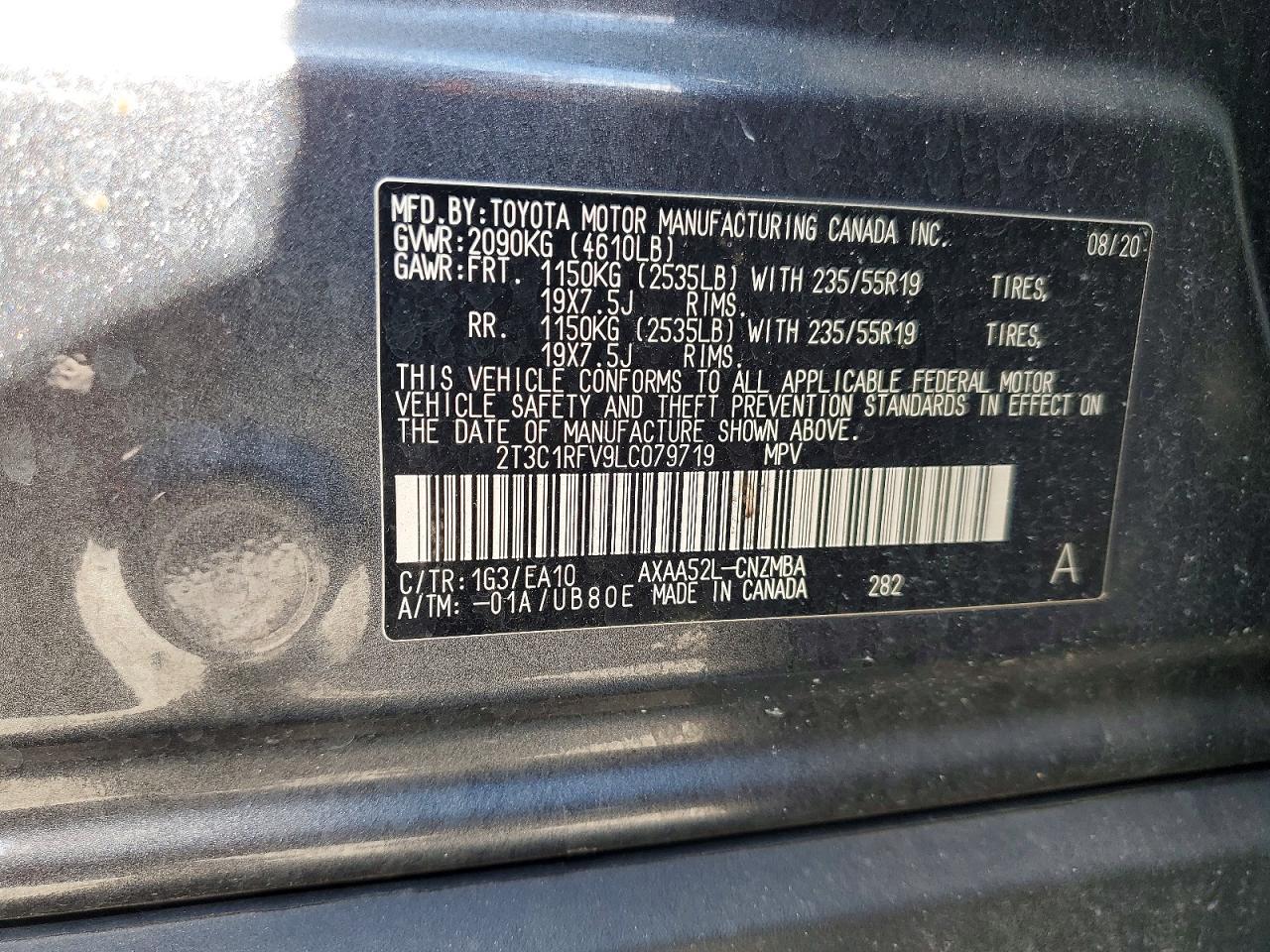 2020 TOYOTA RAV4