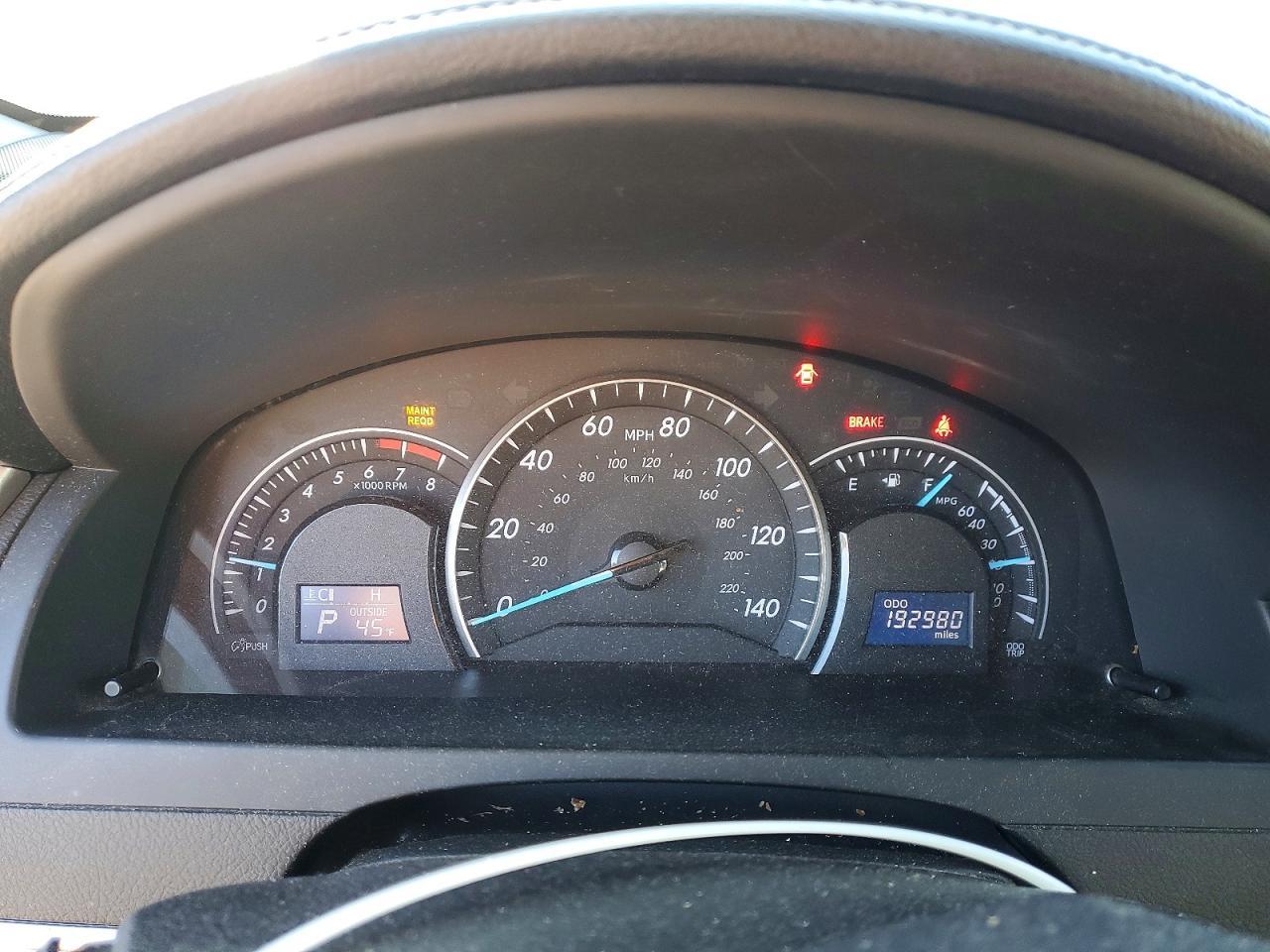 2012 TOYOTA CAMRY
