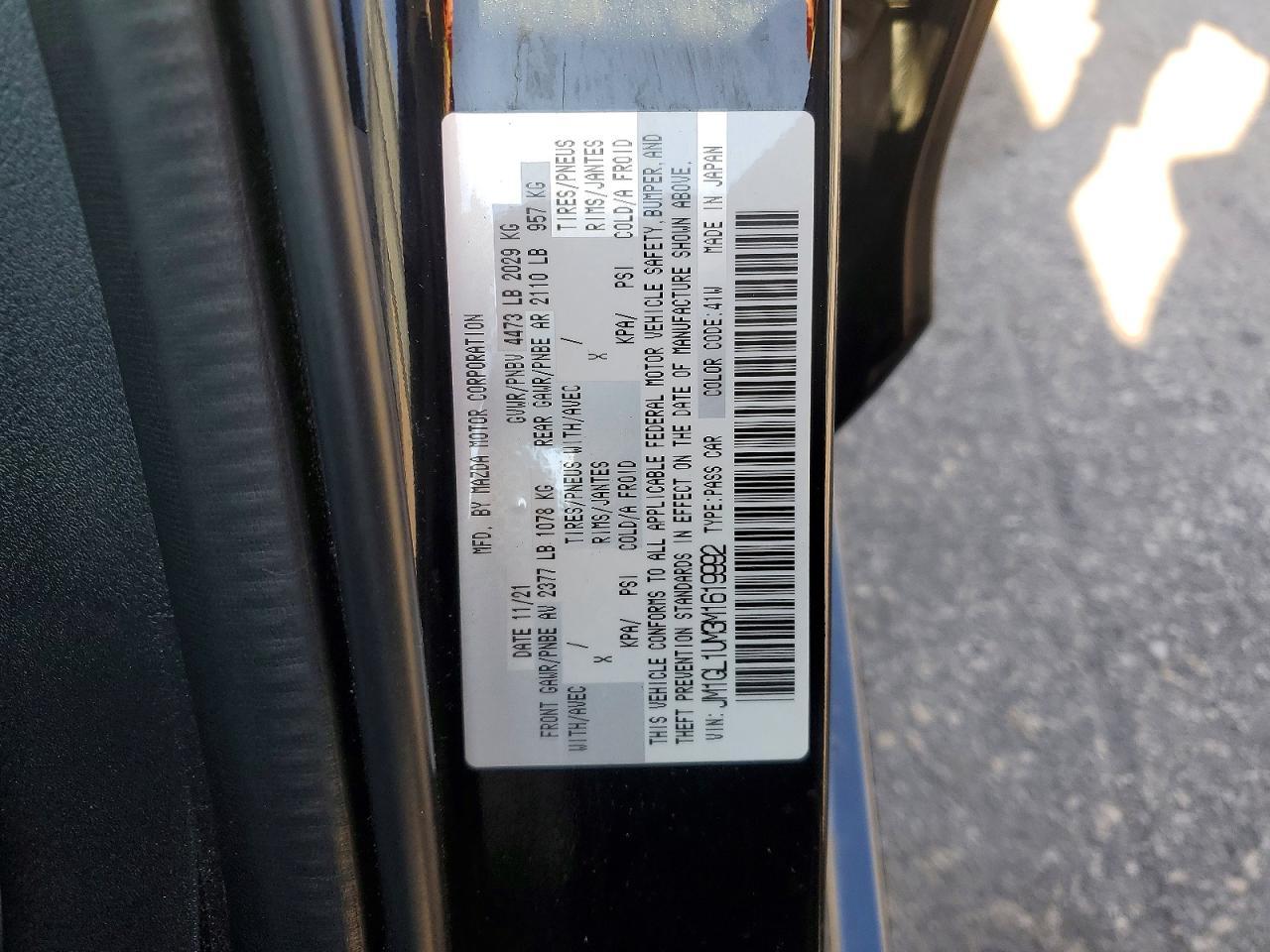 2021 MAZDA 6