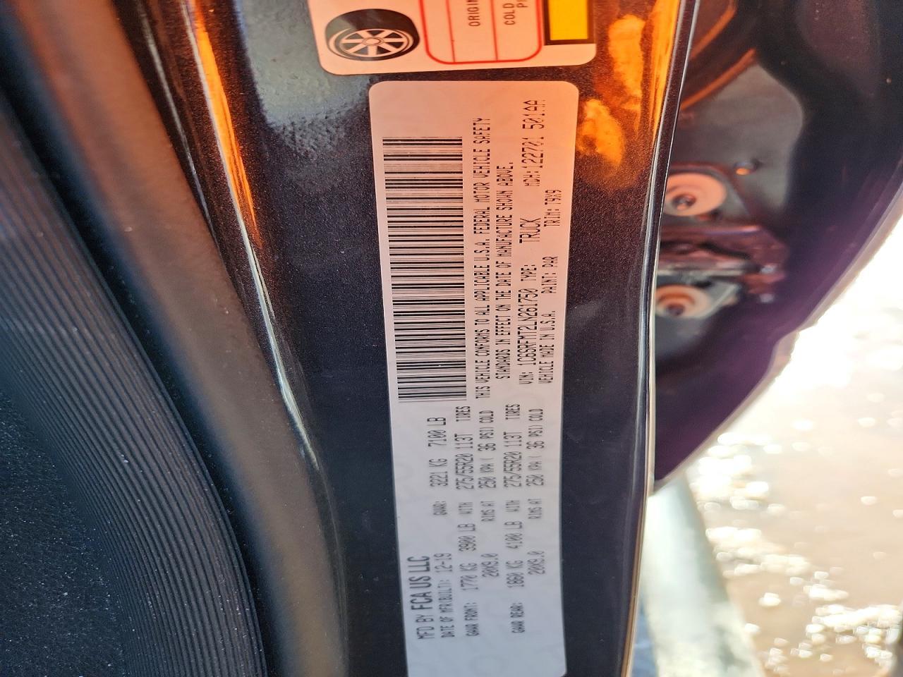 2020 RAM 1500