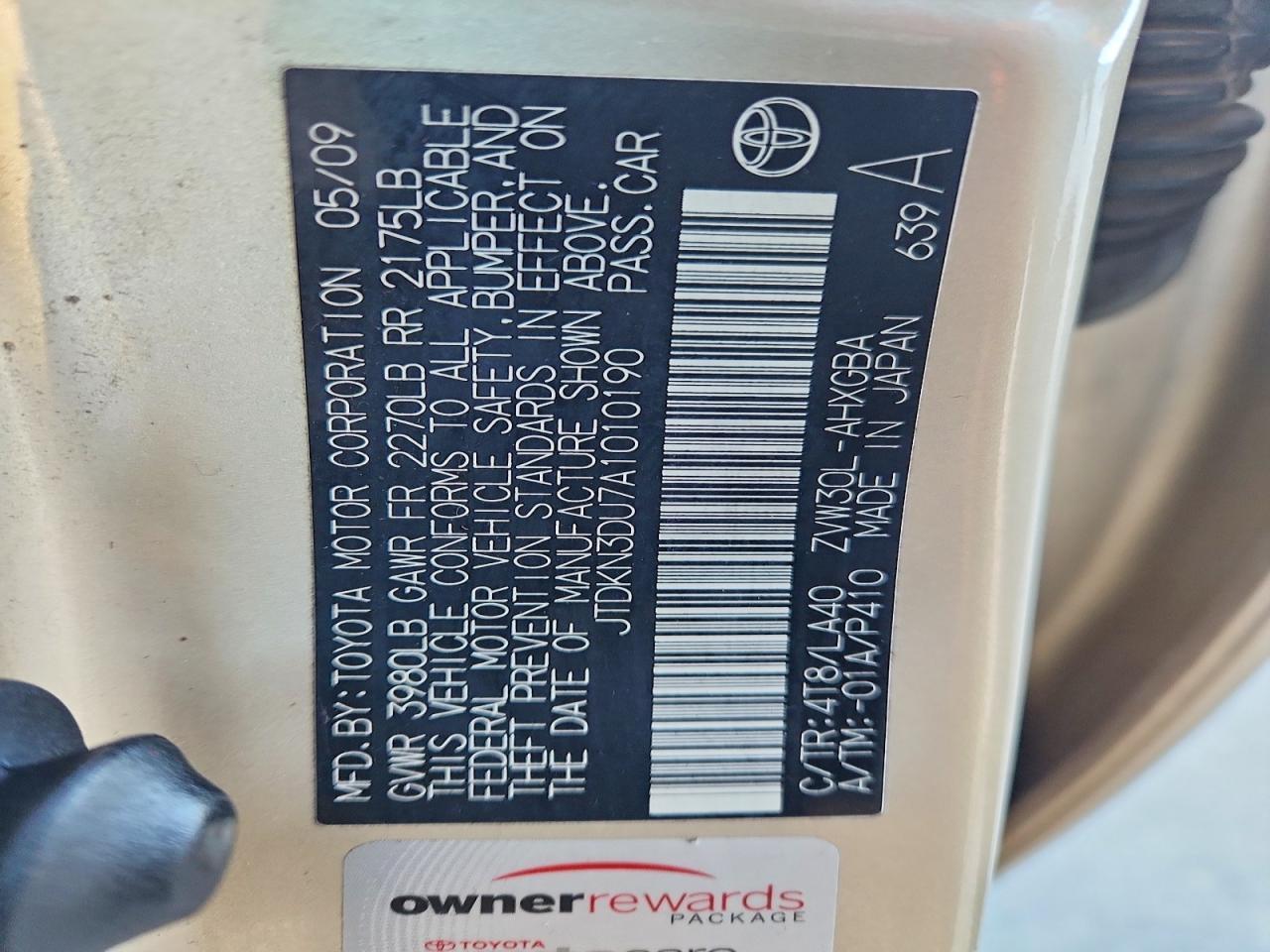 2010 TOYOTA PRIUS