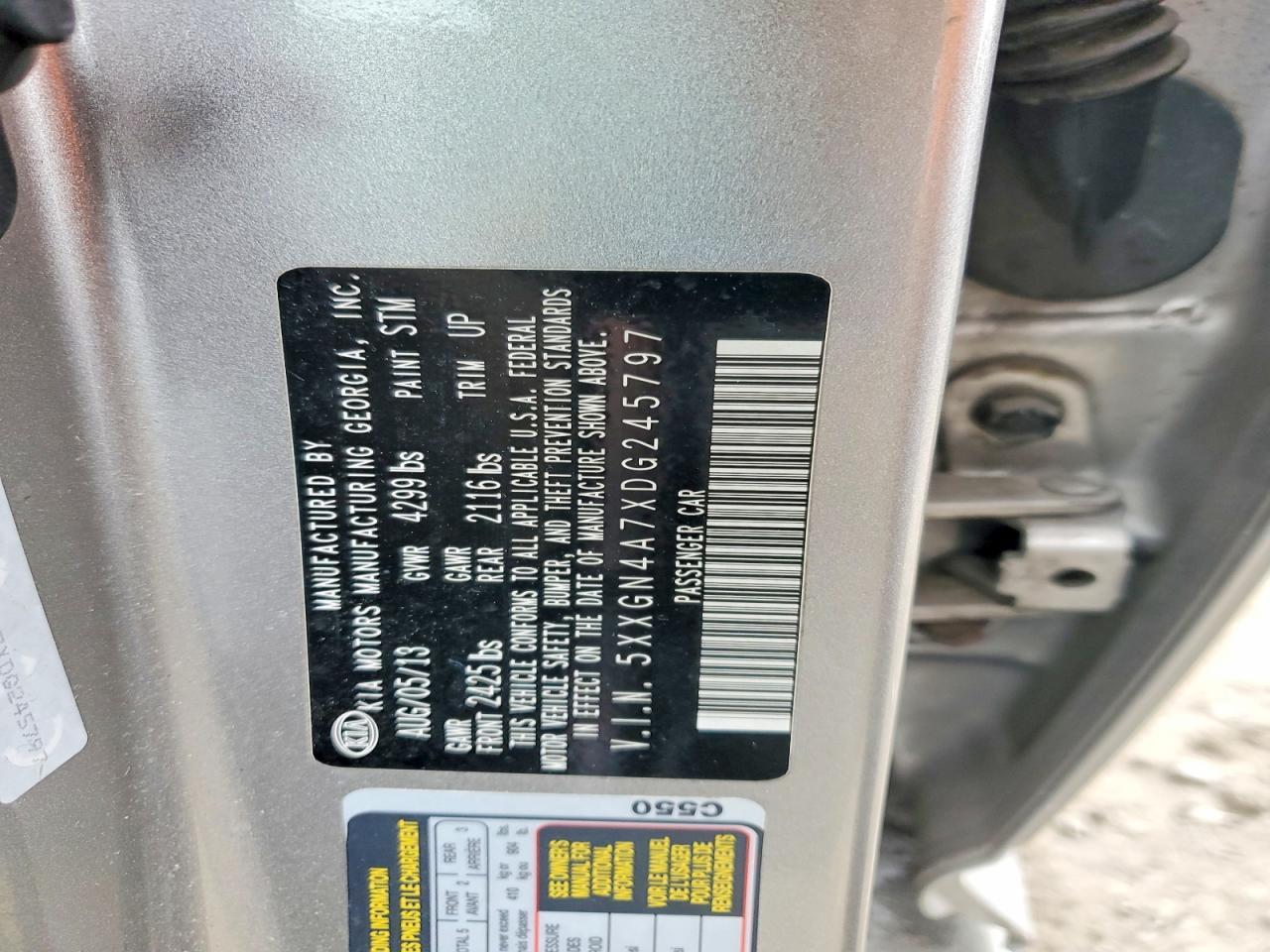 2013 KIA OPTIMA