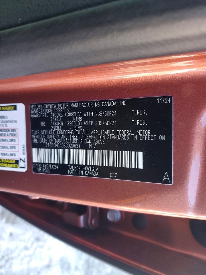 2025 LEXUS RX 500H