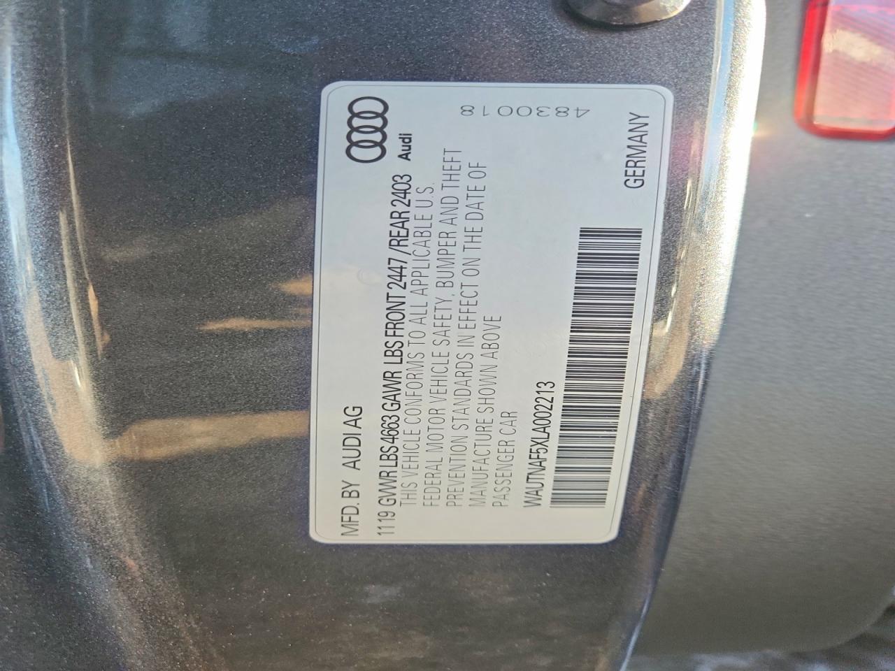 2020 AUDI A5