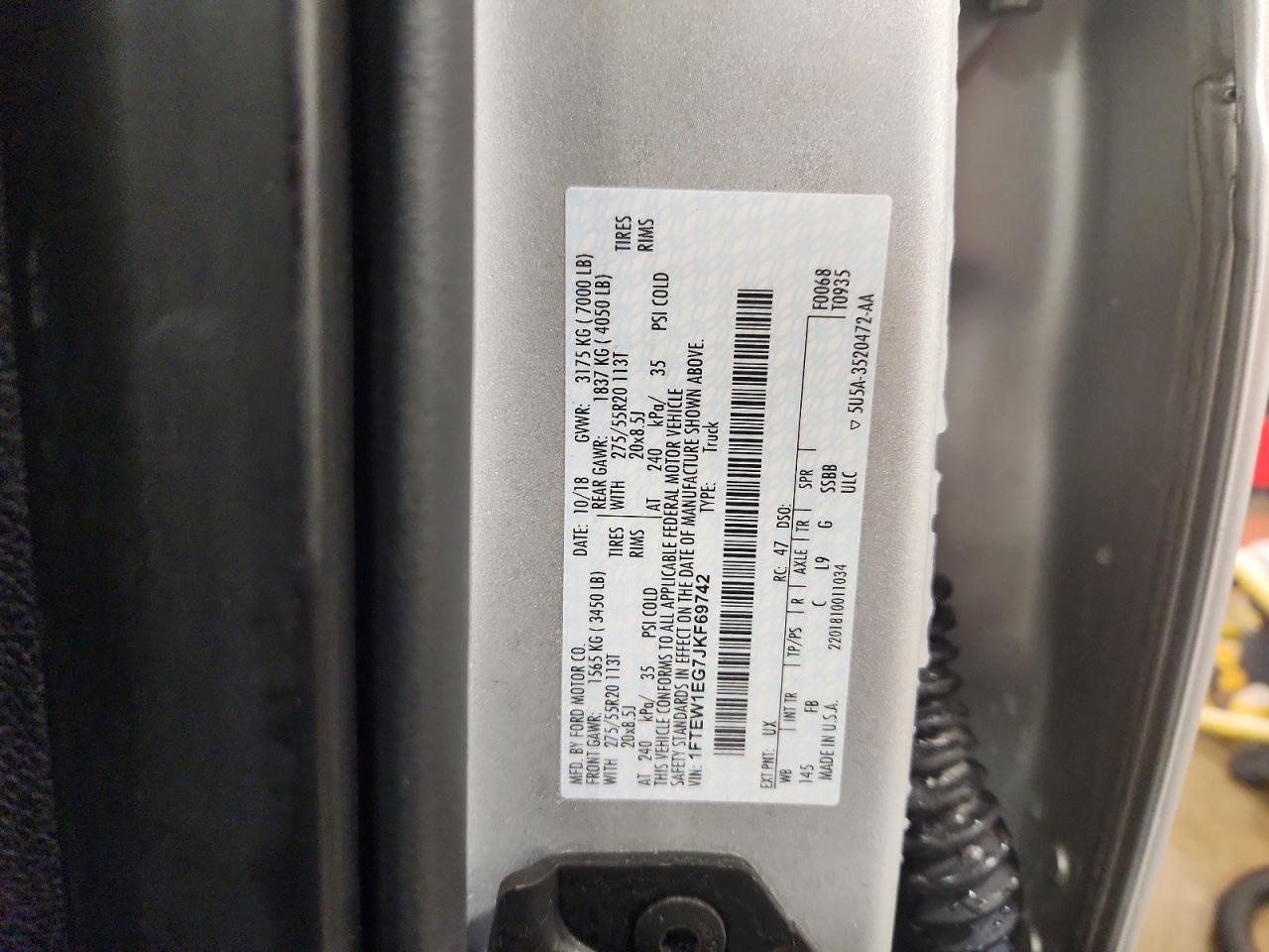 2018 FORD F-150
