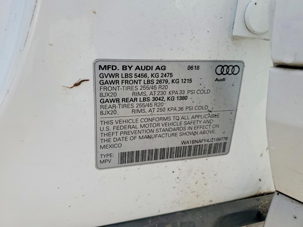 2018 AUDI Q5