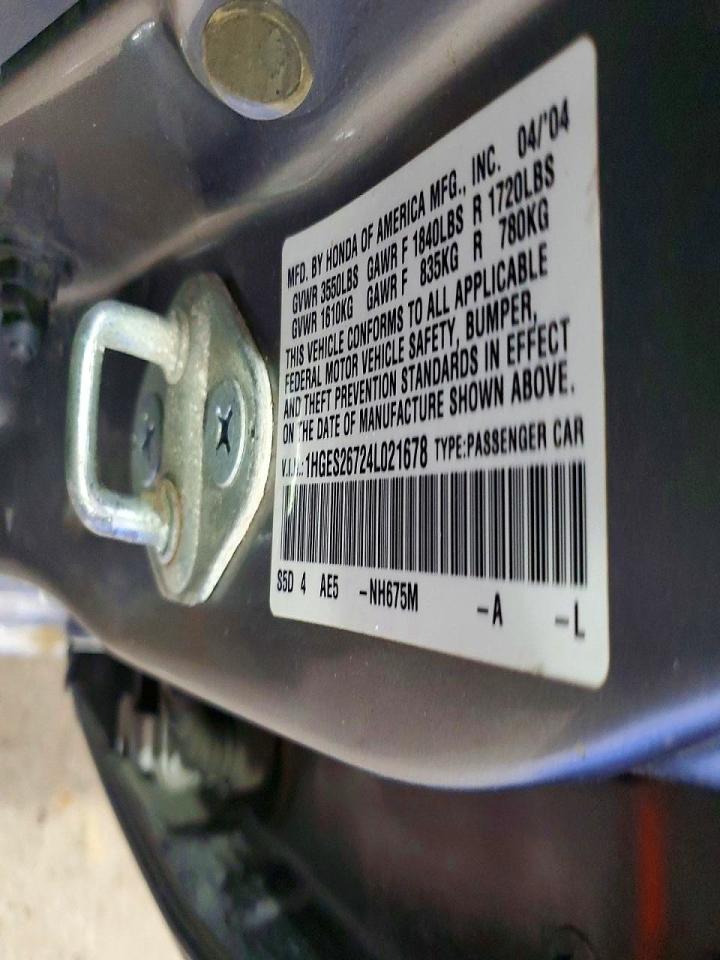 2004 HONDA CIVIC
