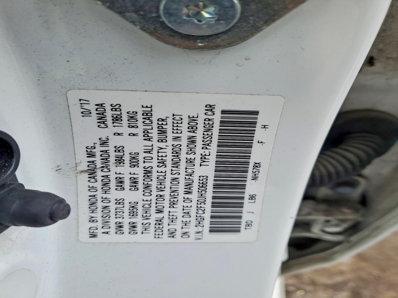 2018 HONDA CIVIC