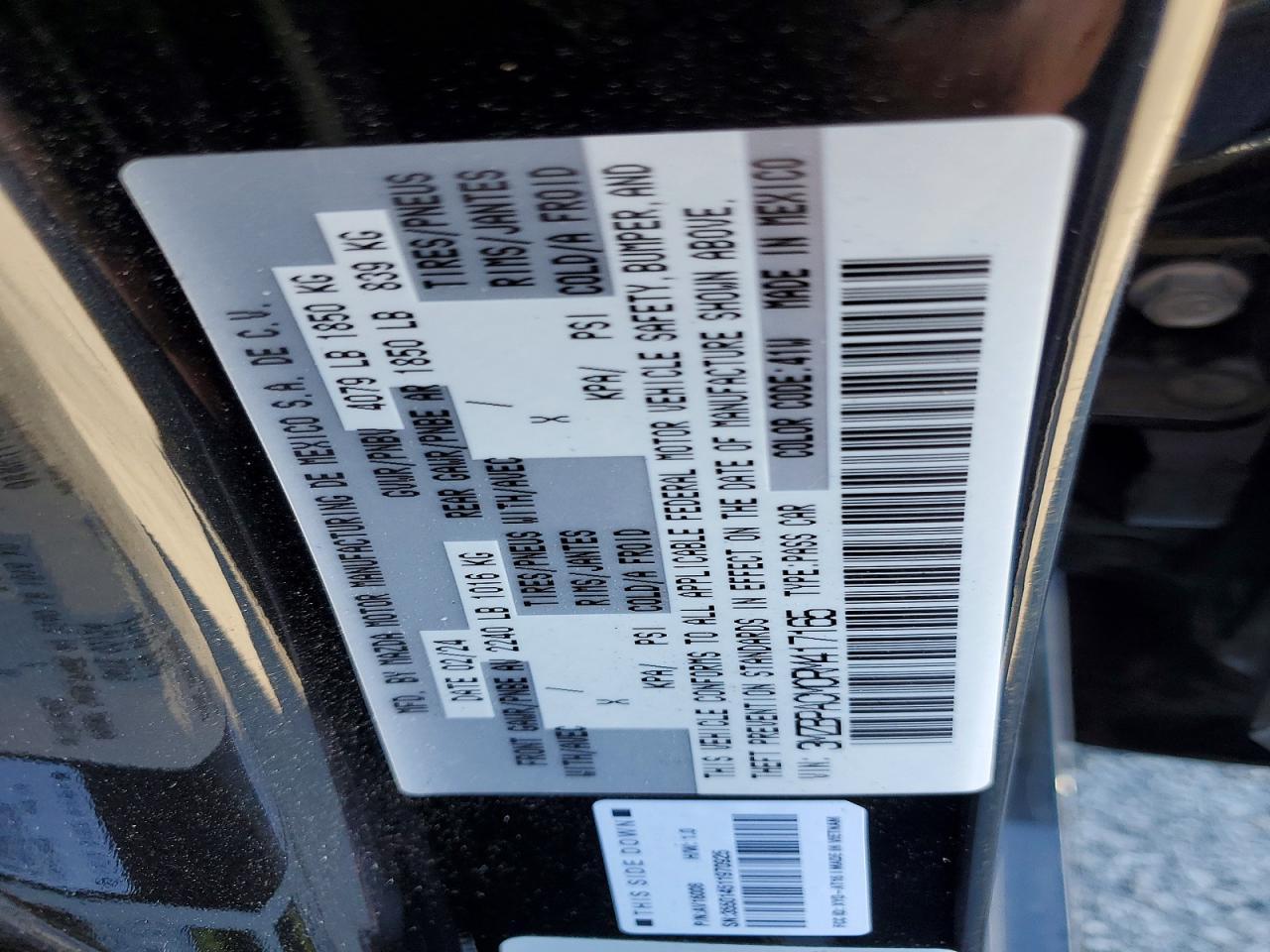2024 MAZDA 3