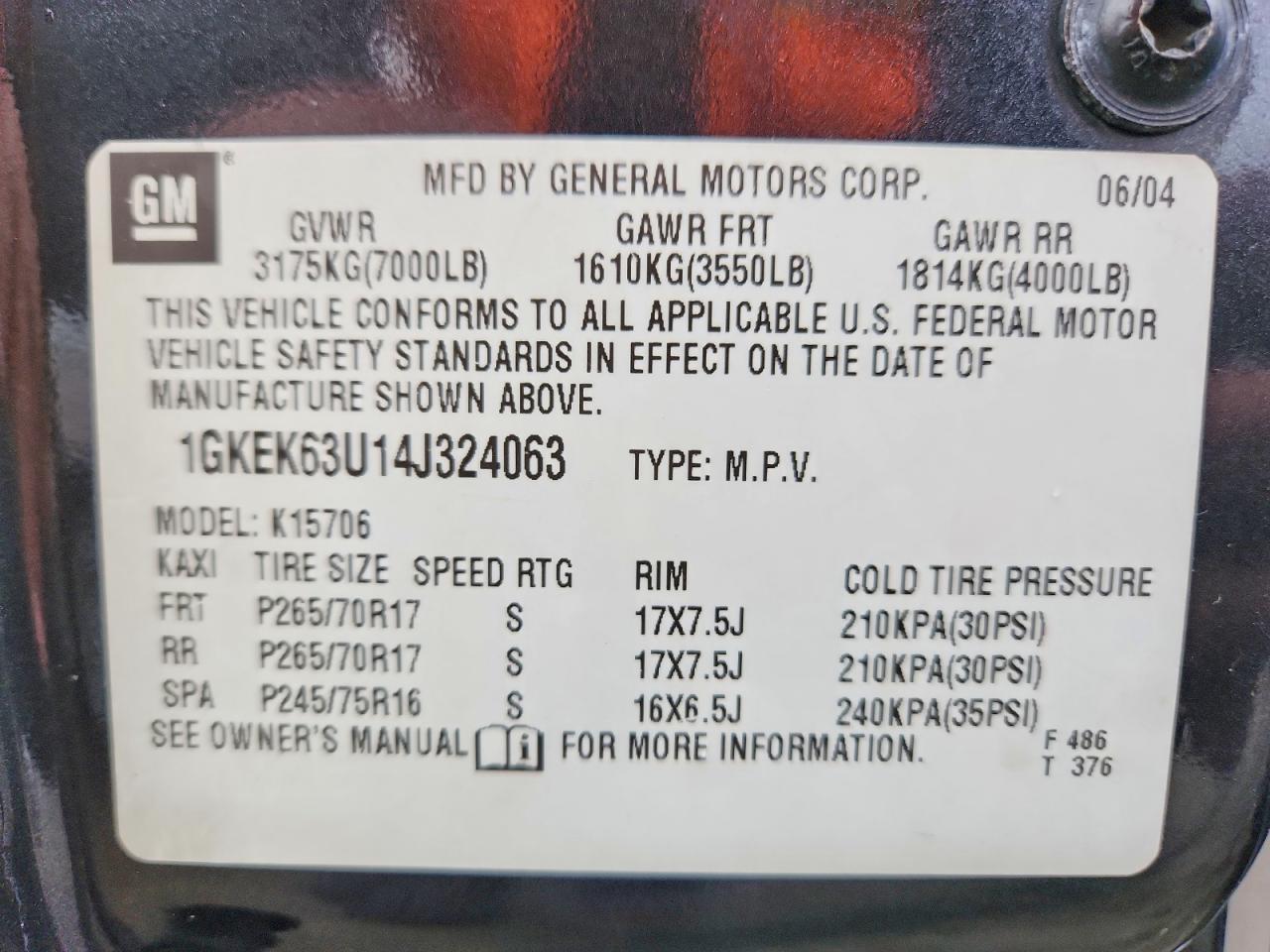 2004 GMC Yukon