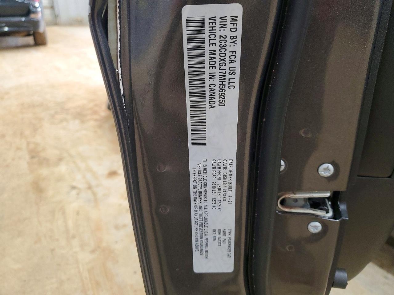 2021 DODGE CHARGER