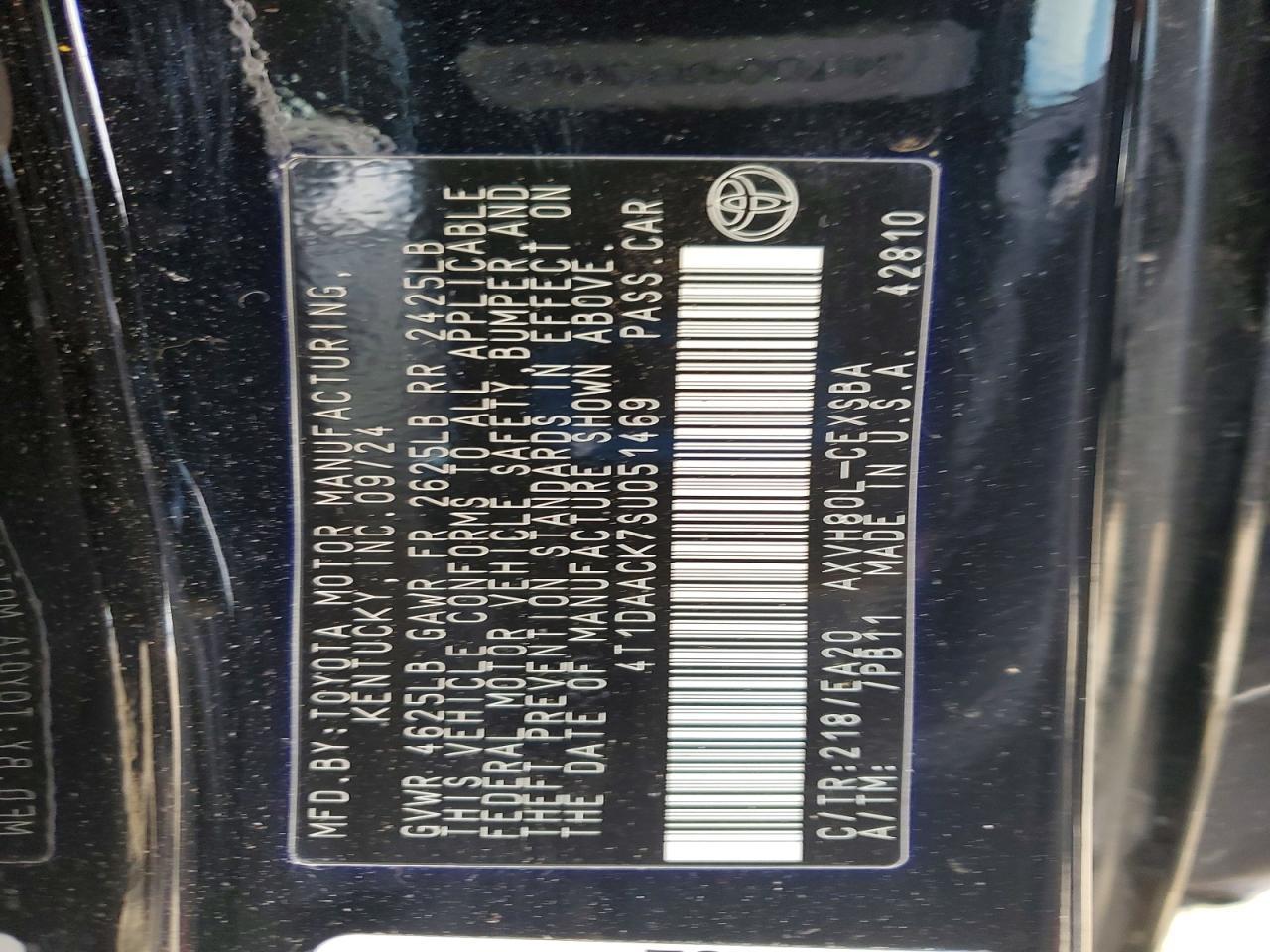 2025 TOYOTA CAMRY