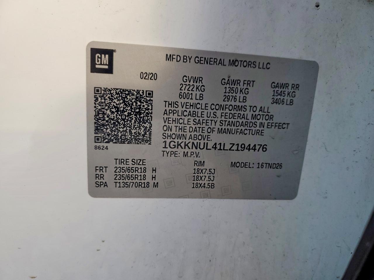 2020 GMC ACADIA