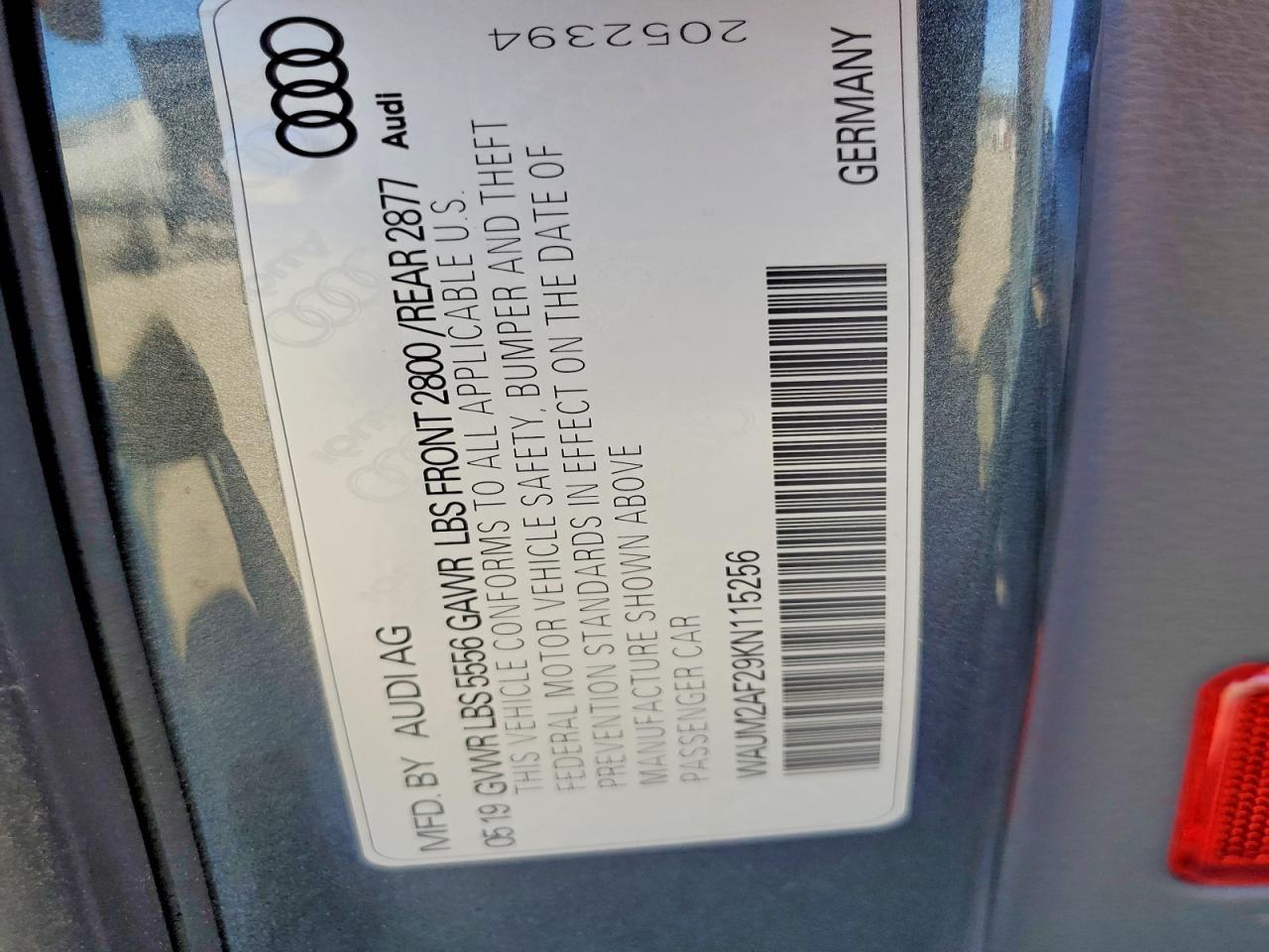 2019 AUDI A6