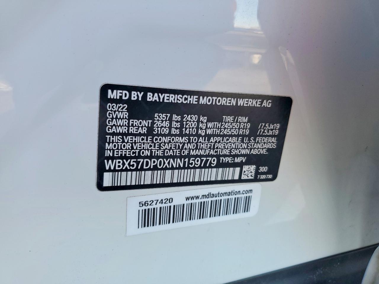 2022 BMW X3