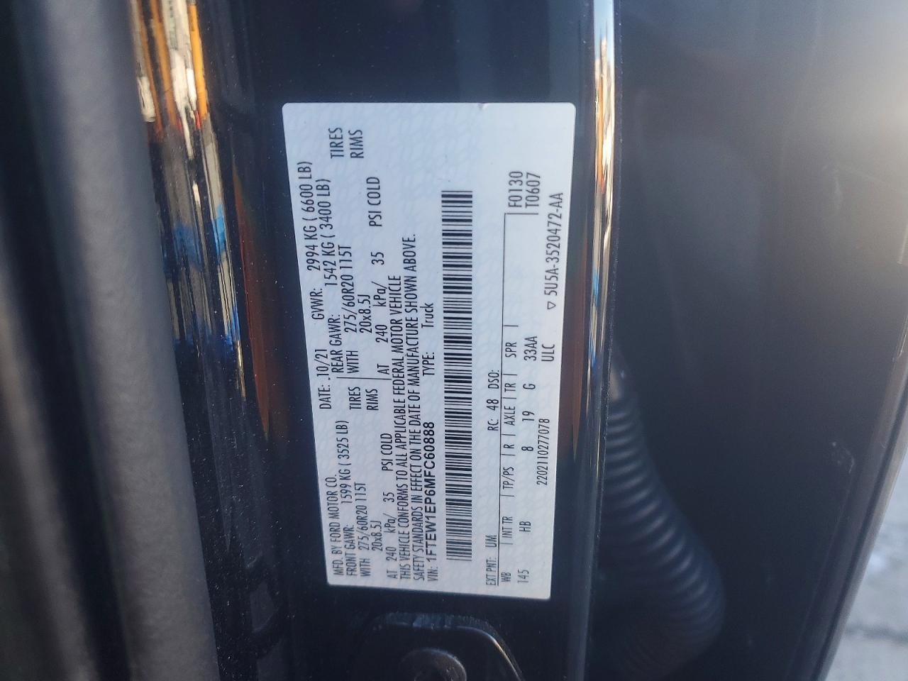 2021 FORD F-150