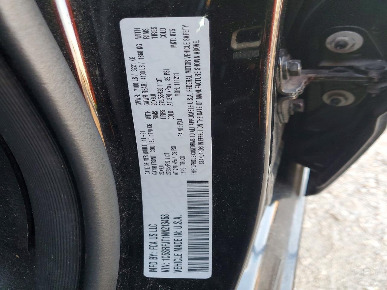 2022 RAM 1500